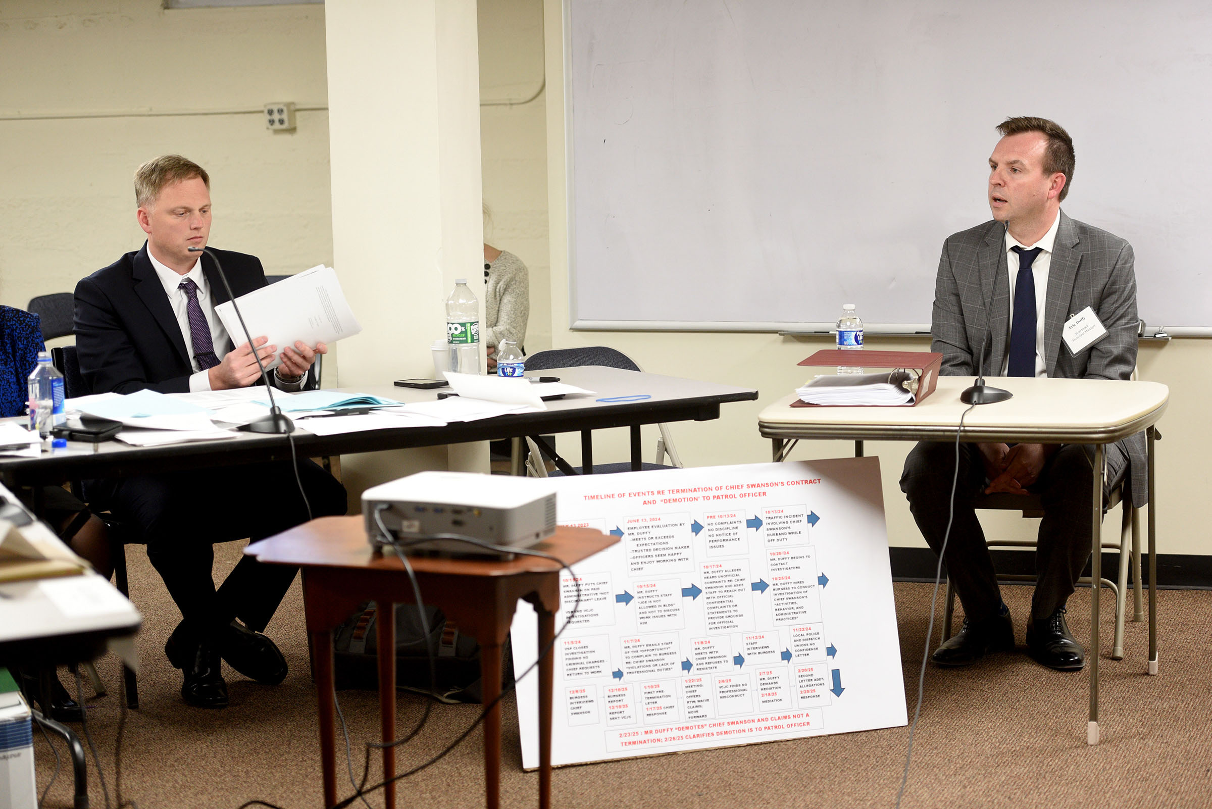 Battle continues over leadership of Woodstock Police Department