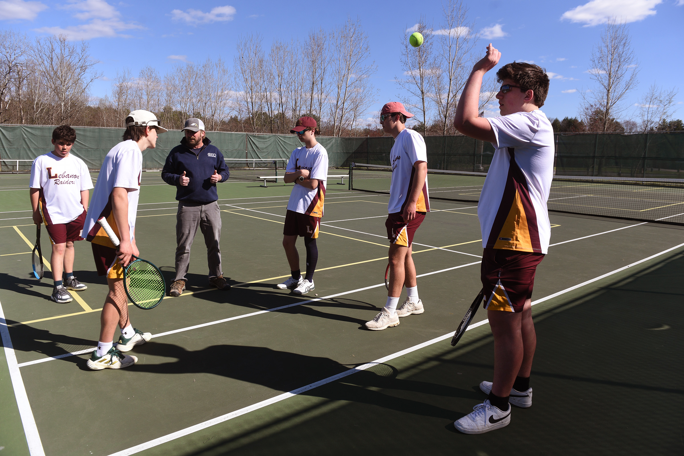 Lebanon boys tennis dominates Coe-Brown