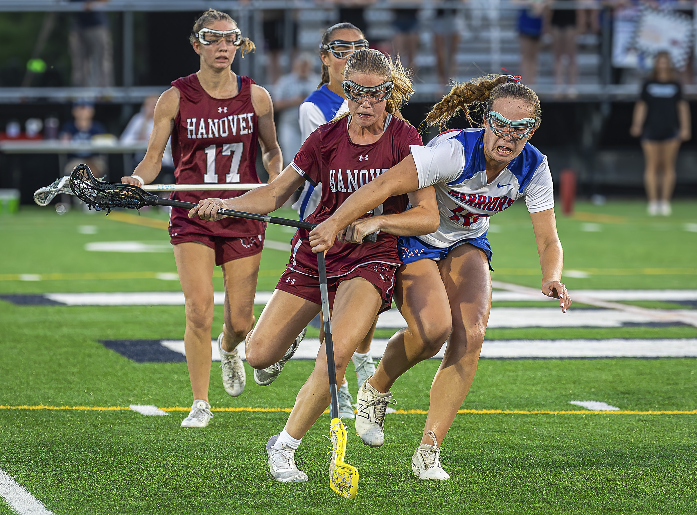 Hanover girls lacrosse title bid comes up short